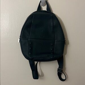 Hammitt blue pebbled leather Backpack